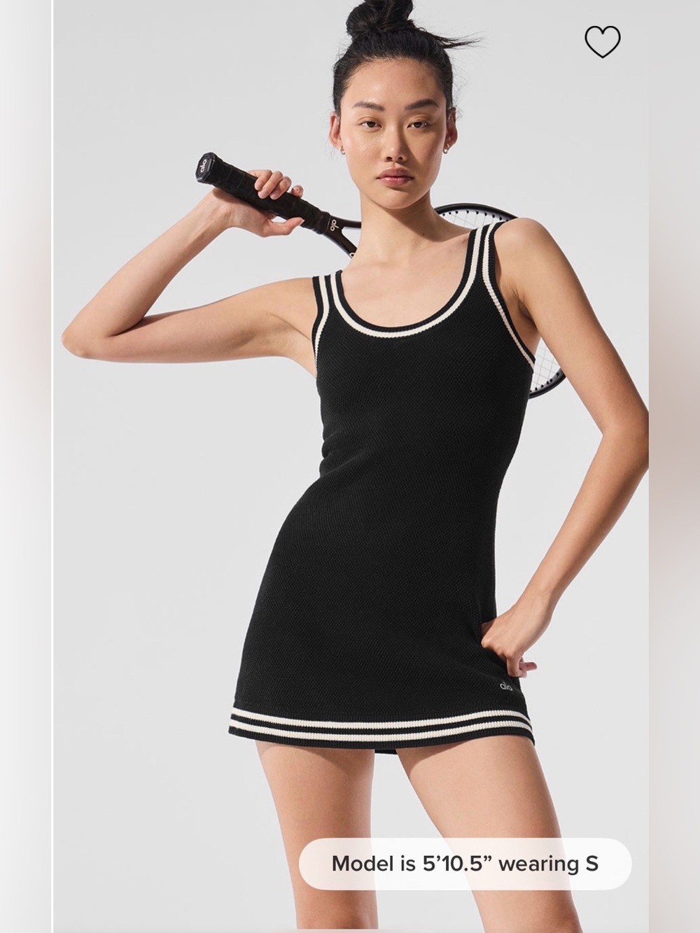 ALO Yoga Tennis Club Sweater Knit Dress Sz Large NWT